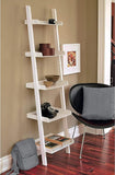 Kiera Grace Providence Hadfield 5 Tier Ladder Shelf Leaning Bookshelf Storage Rack for Home, Office, 18