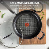 T-fal Ultimate Hard Anodized Nonstick Jumbo Cooker 5 Quart Oven Safe