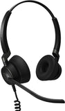 Jabra Engage 50 Wired Headset, Stereo 3-Microphone System, Blocks Out Background Noise and Enhanced Hearing Protectio