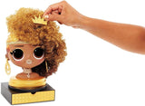L.O.L. Surprise O.M.G. Styling Head Royal Bee with Stick-On Hair for Endless Styles
