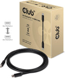 Club3D CAC-1164 Mini DisplayPort 1.4/HBR3 Cable DP 8K 60Hz 2m/6.56' male, Black