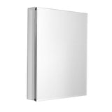Zenna Home Aluminum Designer Series by Zenith Beveled Mirror Medicine Cabinet, 24 x 30 Inches, Frameless, 24 x 30 Inch