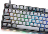 DROP CTRL High-Profile Mechanical Keyboard — Tenkeyless TKL (87 Key) Gaming Keyboard, Hot-Swap Switches, Programmable, Backlit RGB LED, USB-C, Doubleshot PBT, Aluminum (Black, Halo True)