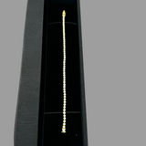 18KYG 53pcs Diamond Tennis Bracelet