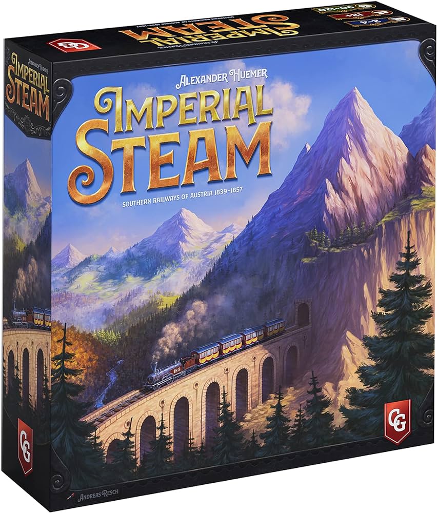 Capstone Games Imperial Steam Board Game,Multicolor