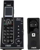 VTECH IS7121A, Digital Cordless Phone Combo with Audio/Video Doorbell, Black