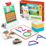 Osmo-Little Genius Starter Kit for iPad + Early Math Adventure-6 Educational Learning Games Ages 3-5-Counting, Shapes,Phonics & Creativity-STEM Toy Gifts-Kids