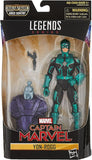Marvel Captain Marvel 6-inch Legends Yon-Rogg Kree Figure for Collectors, Kids, and Fans