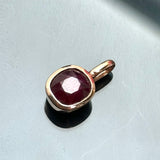 850 Rose Gold Ruby Pendant RB1-1.57ct with Cert ( Unheated )