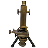 Vintage Brass Microscope (Display Only)
