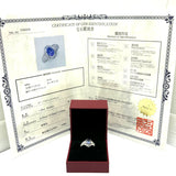 PT900 Tanzanite=1.68CT Diamond=0.63CT Ring with Cert (9.4gm)
