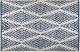 DII Indoor Flatweave Cotton Handloomed Yarn Dyed Woven Reversible Area Rug for Bedroom, Living Room, Kitchen, 2x3' - Diamond Navy Blue