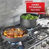 T-fal Ultimate Hard Anodized Nonstick Roasting Pan 16 Inchx13 Inch Roaster Pan, Pots and Pans, Cookware Black