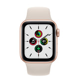 Apple Watch SE 40mm Gold Aluminum Case With Starlight Sport Band 1st Gen GPS And Cellular