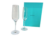 Tiffany & Co Champagne Pear Glass Set Of 2