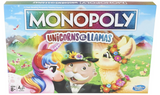Unicorn Vs Llamas Monopoly Board Games