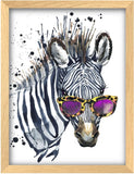 Poster Hub Watercolor Zebra Pop Art Decor