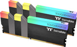 Thermaltake TOUGHRAM RGB DDR4 3200MHz 16GB 8GB x 2 16.8 Million Color RGB Alexa Razer Chroma 5V Motherboard Syncable RGB Memory R009D408GX2-3200C16A