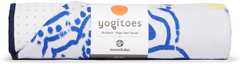 Yogitoes Skidless Yoga Towel Chakra Blue
