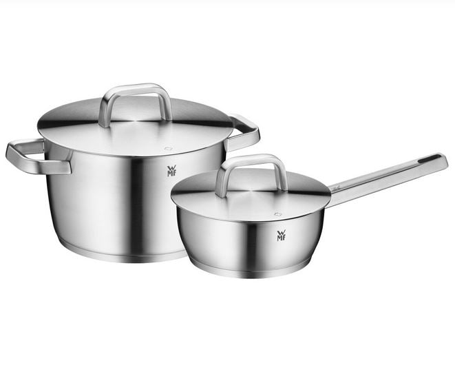WMF Signature Iconic Cookware Set, 2pc (4L And 1L) , Sliver