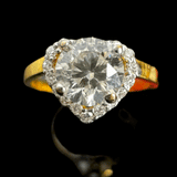 Diamond Lady's Ring 18K Yellow Gold Diamond18=0.1449/ 2.17gm