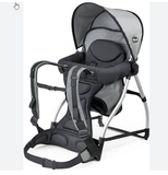 Chicco SmartSupport Aluminum Frame Backpack Carrier, Lightweight Baby Backpack Carrier | Grey