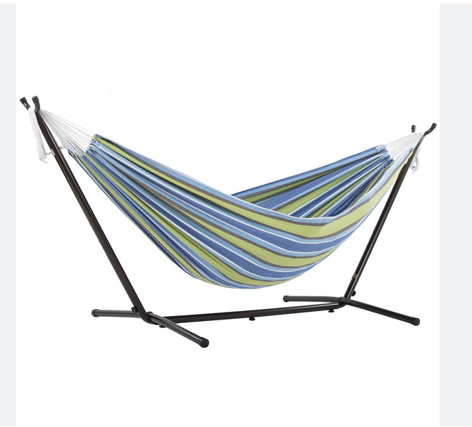 Vivere UHSDO9-24 Hammock, Oasis with Charcoal Frame