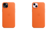 iPhone 14 Plus Leather Case With MagSafe Orange