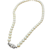 Pearl Necklace with 925 Silver Clasp