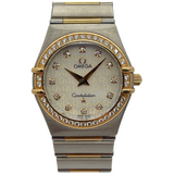 Omega Constellation 18K Gold & Steel 25mm Quartz Watch 13587500