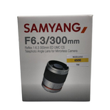 SAMYANG SY300M-FX- f6.3/300mm Mirror Lens for Fuji X