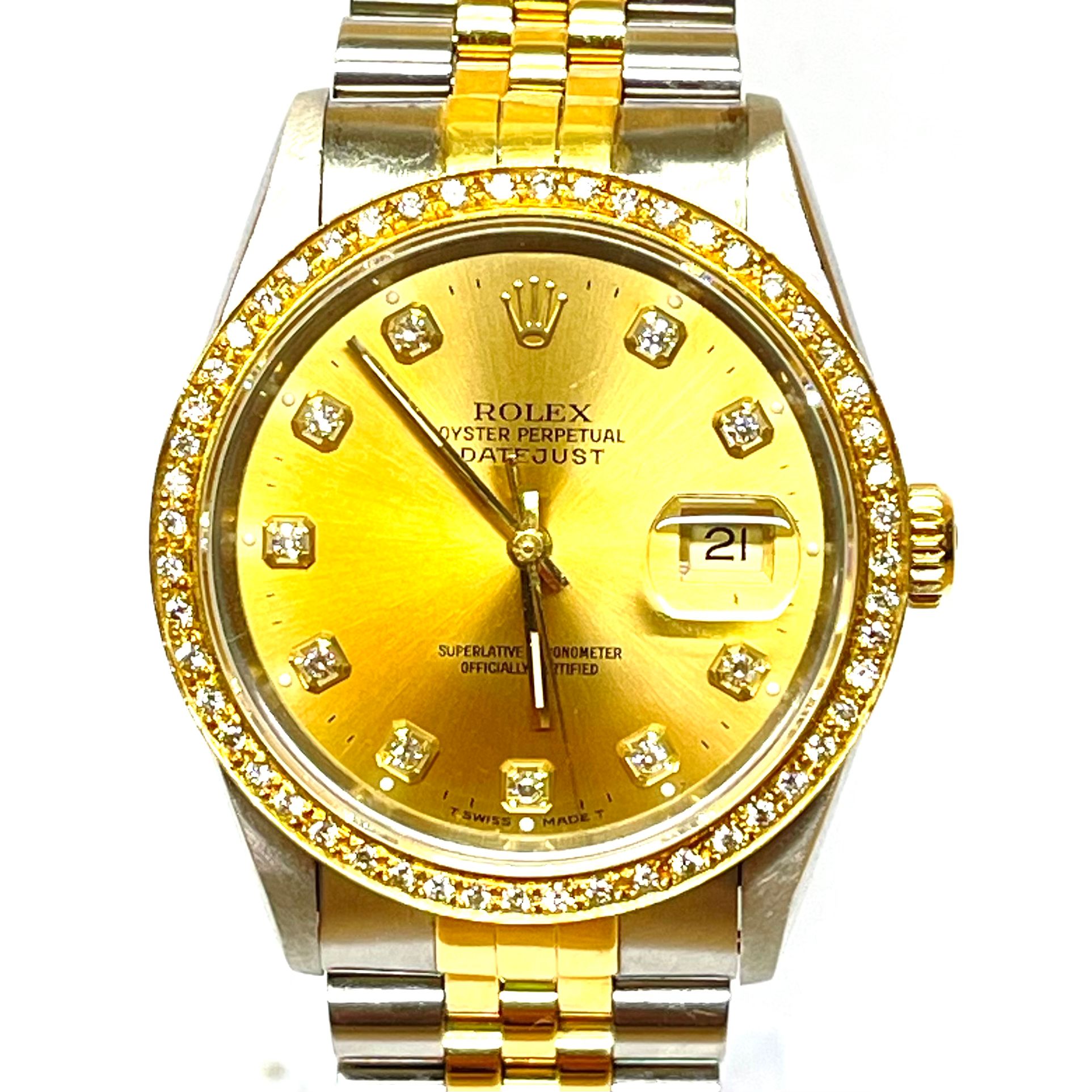 rolex 16233 diamond bezel