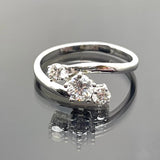 750 WG Natural Diamond Ring