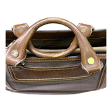 Celine Handbag Boogie Bag Leather Brown