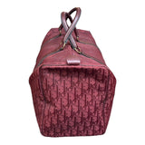 Christian Dior Monogram Travel Bag in Burgundy