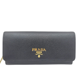 PRADA Women's Wallet 1MH132 Saffiano Move Nero 9×19×2cm
