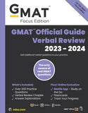 GMAT Official Guide Verbal Review 2023-2024, Focus Edition: Includes Book + Online Question Bank + Digital Flashcards + Mobile App Paperback