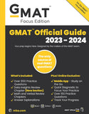 GMAT Official Guide 2023-2024, Focus Edition: Includes Book + Online Question Bank + Digital Flashcards + Mobile App Paperback