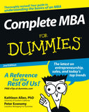 Complete MBA For Dummies Paperback