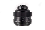 Mitakon ZhongYi MTK20MF2MFT Creator Lens with MFT Mount for Mirrorless Camera, 20mm, f/2, Black