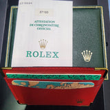 Rolex Oyster Perpetual 67193 Half Gold 28mm Ladies Watch With Cert And Box