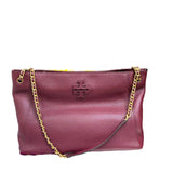 Tory Burch Chain Link Leather Tote Bag