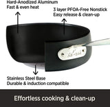 All-Clad Hard Anodized Nonstick Dishwasher Safe PFOA Free Chefs Pan/Wok Cookware, 12"
