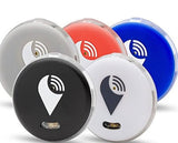 TrackR Pixel Bluetooth Tracker Pack of 5 (Black, White, Silver, Red, Blue),
