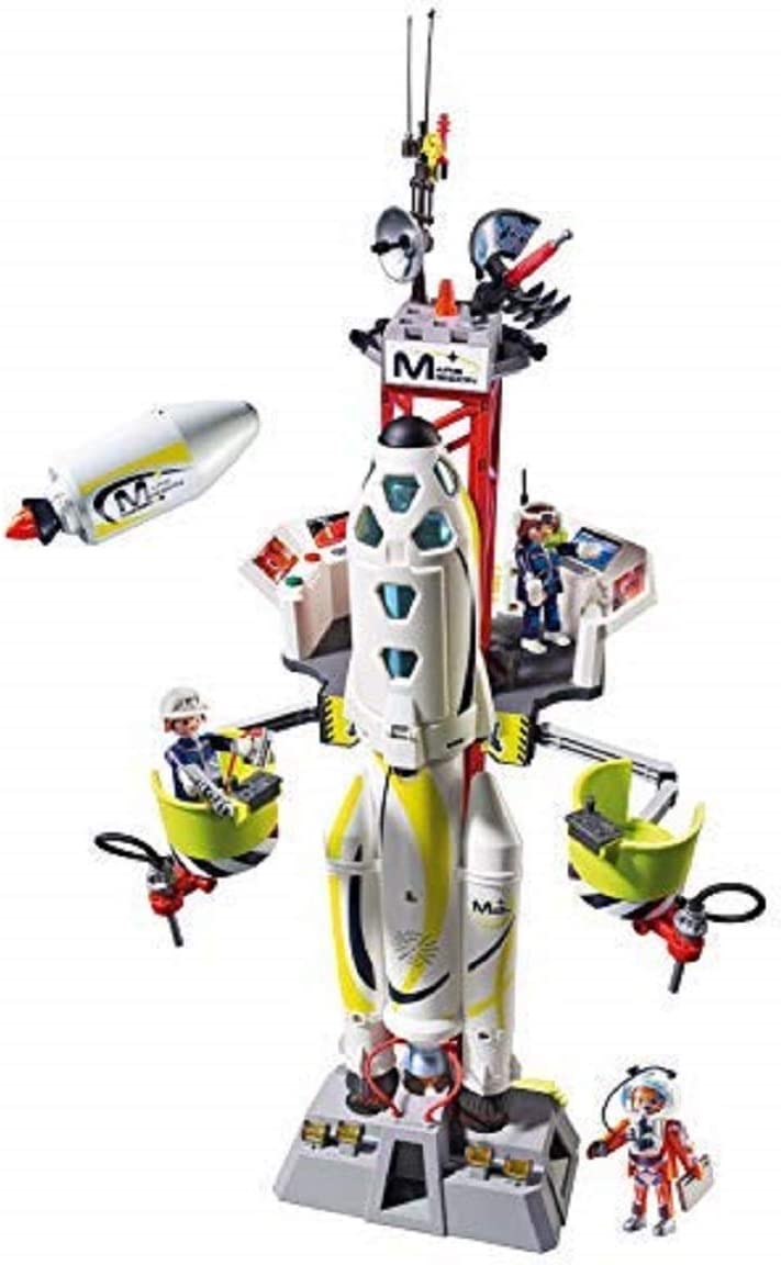 PLAYMOBIL Mission Rocket with Launch Site, 27.94 x 71.88 x 22.1 cm