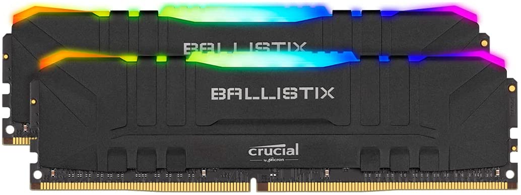 Crucial Ballistix RGB 3200 MHz DDR4 DRAM Desktop Gaming Memory Kit 32GB (16GBx2)