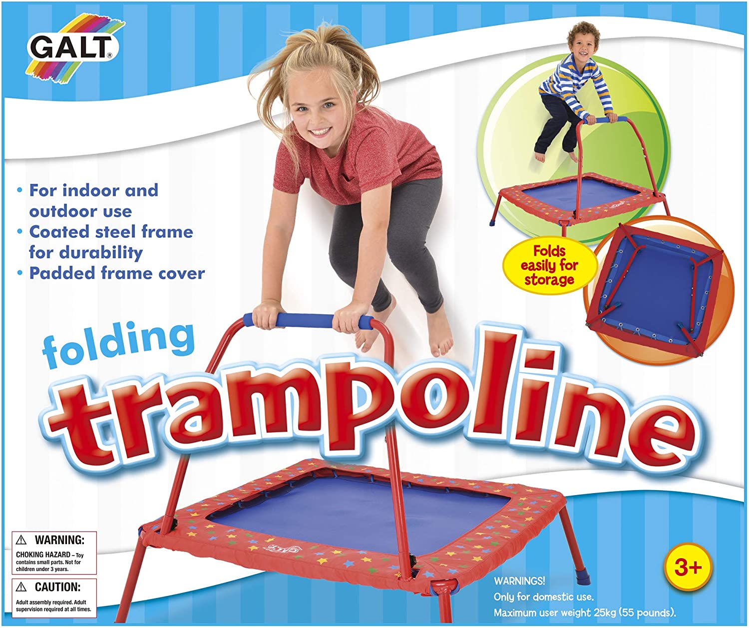 Galt A2500H Toys Folding Trampoline (Slight Scratches)