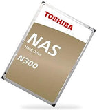 TOSHIBA N300 10TB NAS SATA 7200rpm 256MB Buffer 3.5in Form Factor Internal Hard Drive HDWG11AAZSTA