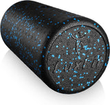 LuxFit High Density Speckled Foam Roller Blue 36Inch