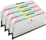 Corsair Dominator Platinum RGB 32GB 4x8GB DDR4 3200 C16 1.35V Desktop Memory White